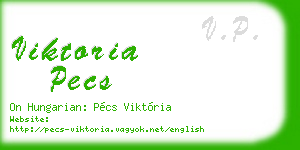 viktoria pecs business card